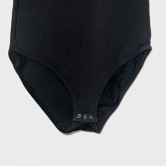 Victoria's Secret PINK Black & White Slay High Neck Sleeveless Bodysuit (XS) - Picture 5 of 8